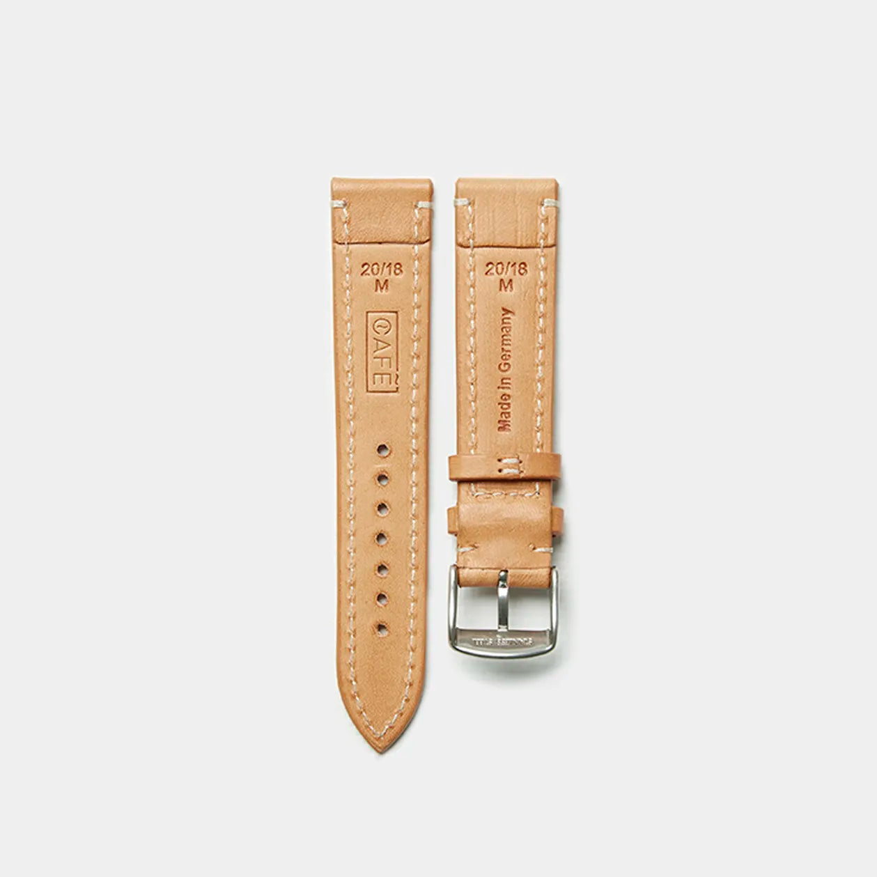 Leather Watch Strap "The Klaus" in Natural