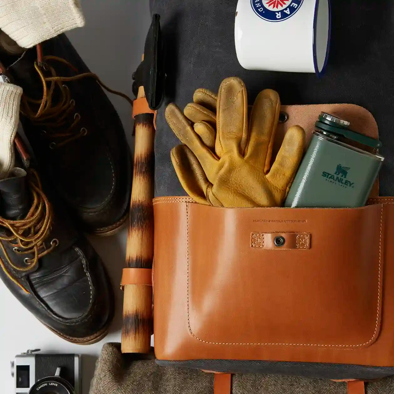 Waxed Canvas Adventure Backpack