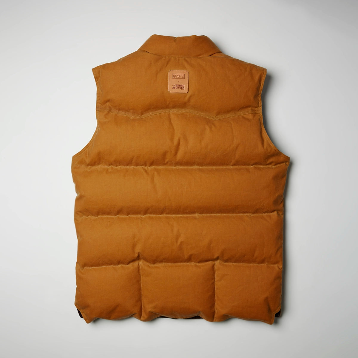 Vest Pedro Gómez x Café Waxed Canvas in Mustard