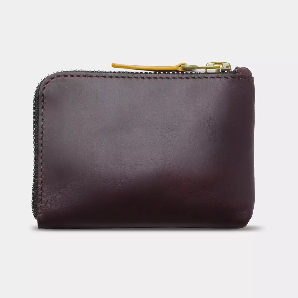 Osaka Leather Zip Wallet - Black Coffee