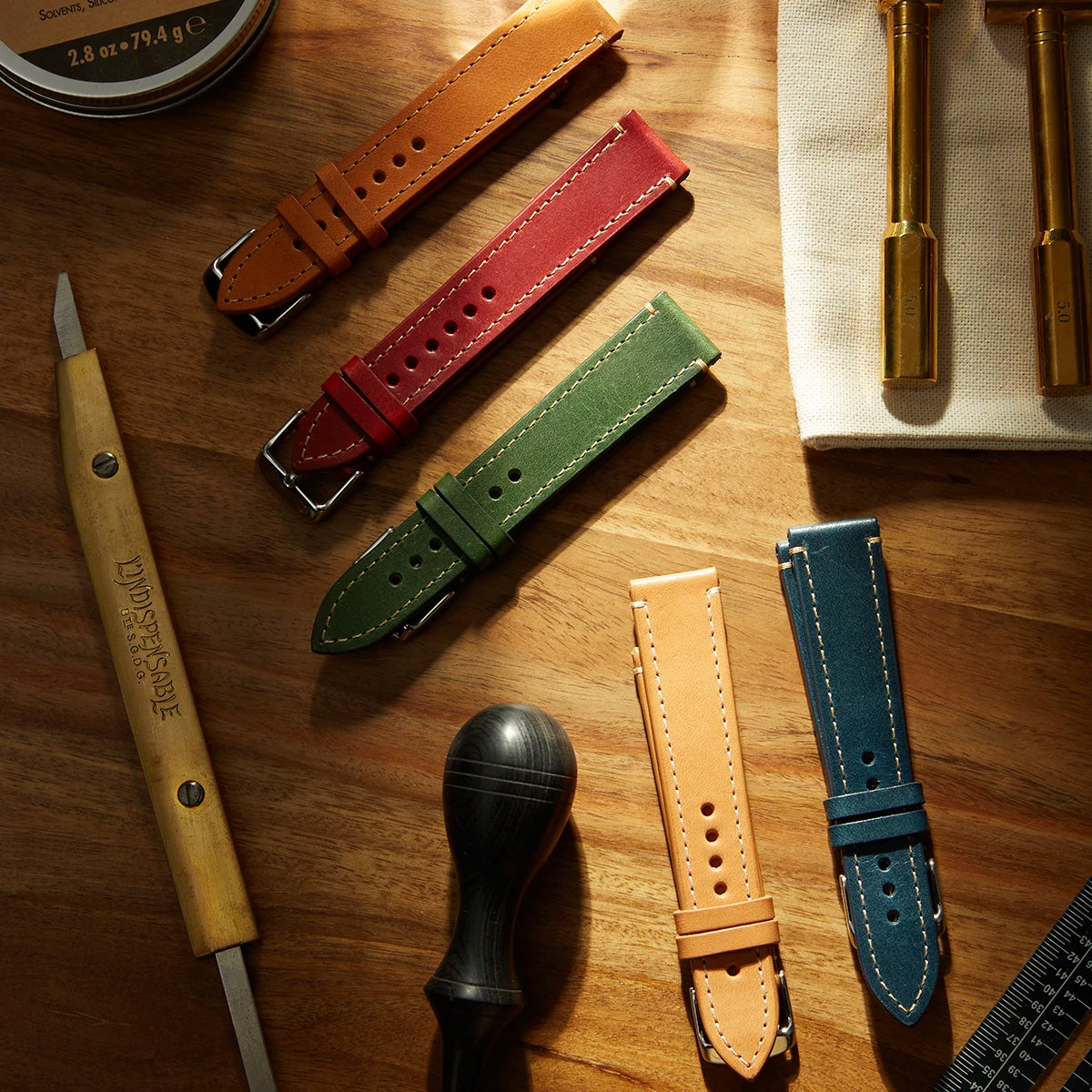 Watch Straps - Café Leather