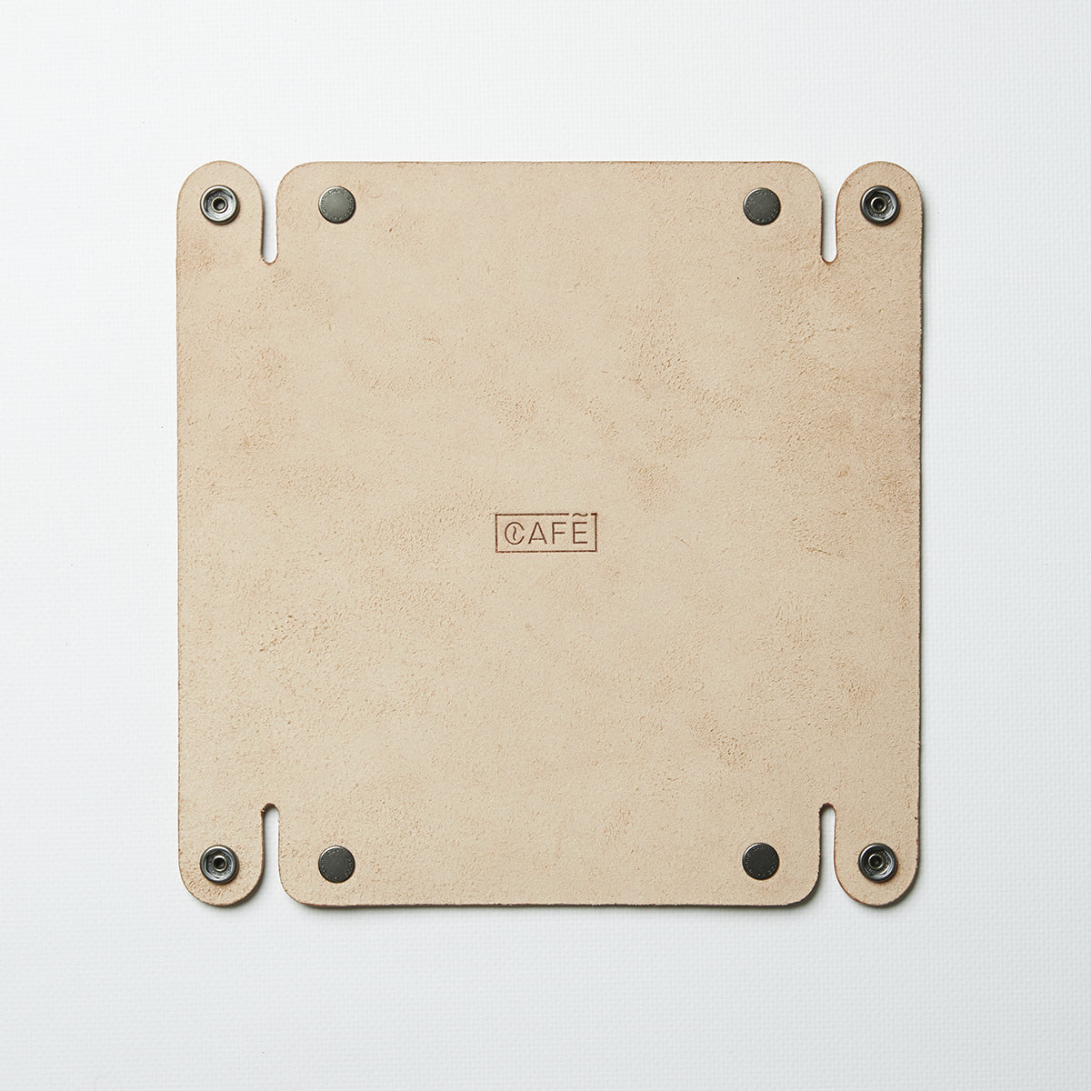 Leather Valet Tray in Natural