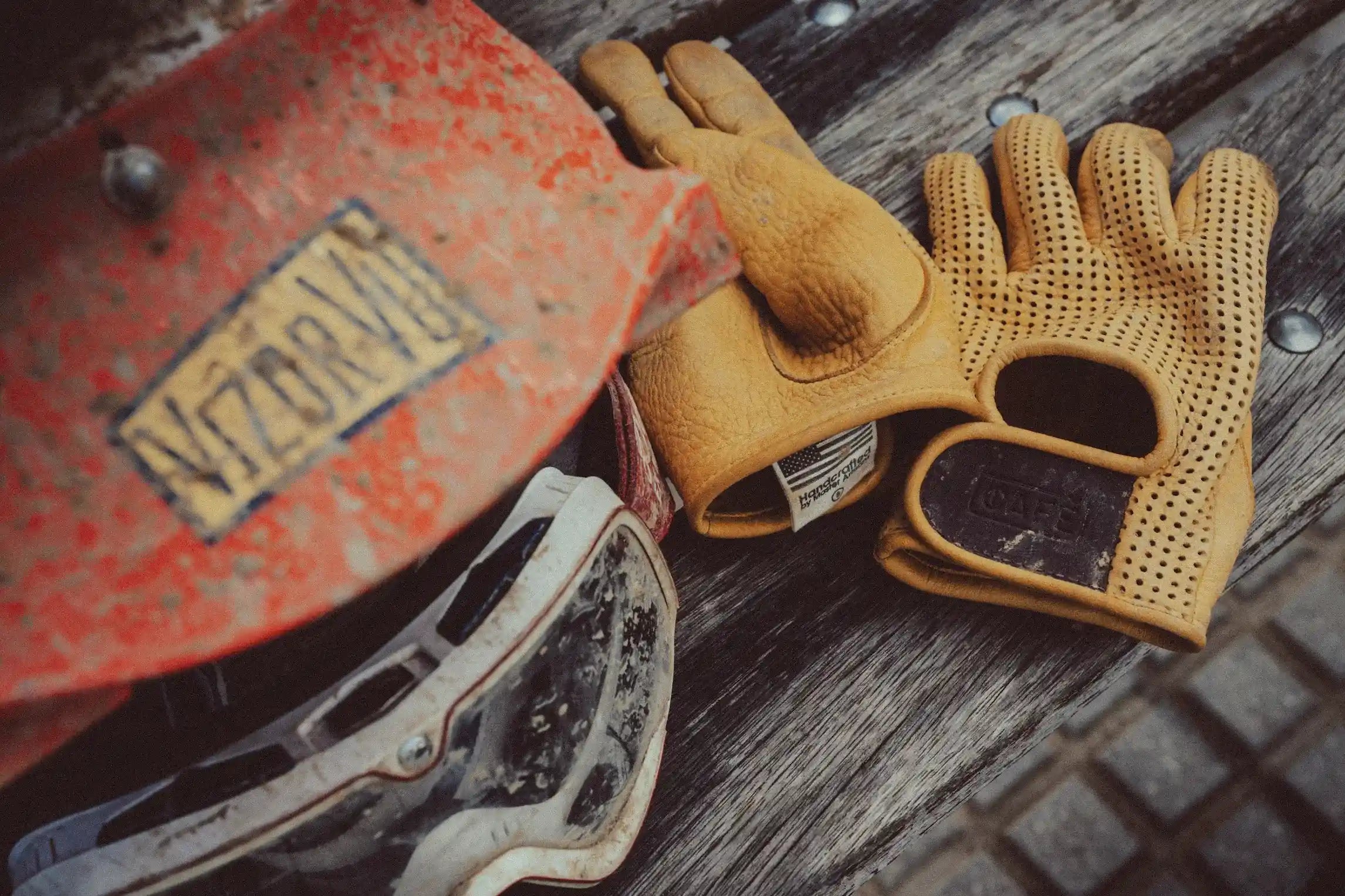 Yellow Dirt Motorcycle Gloves