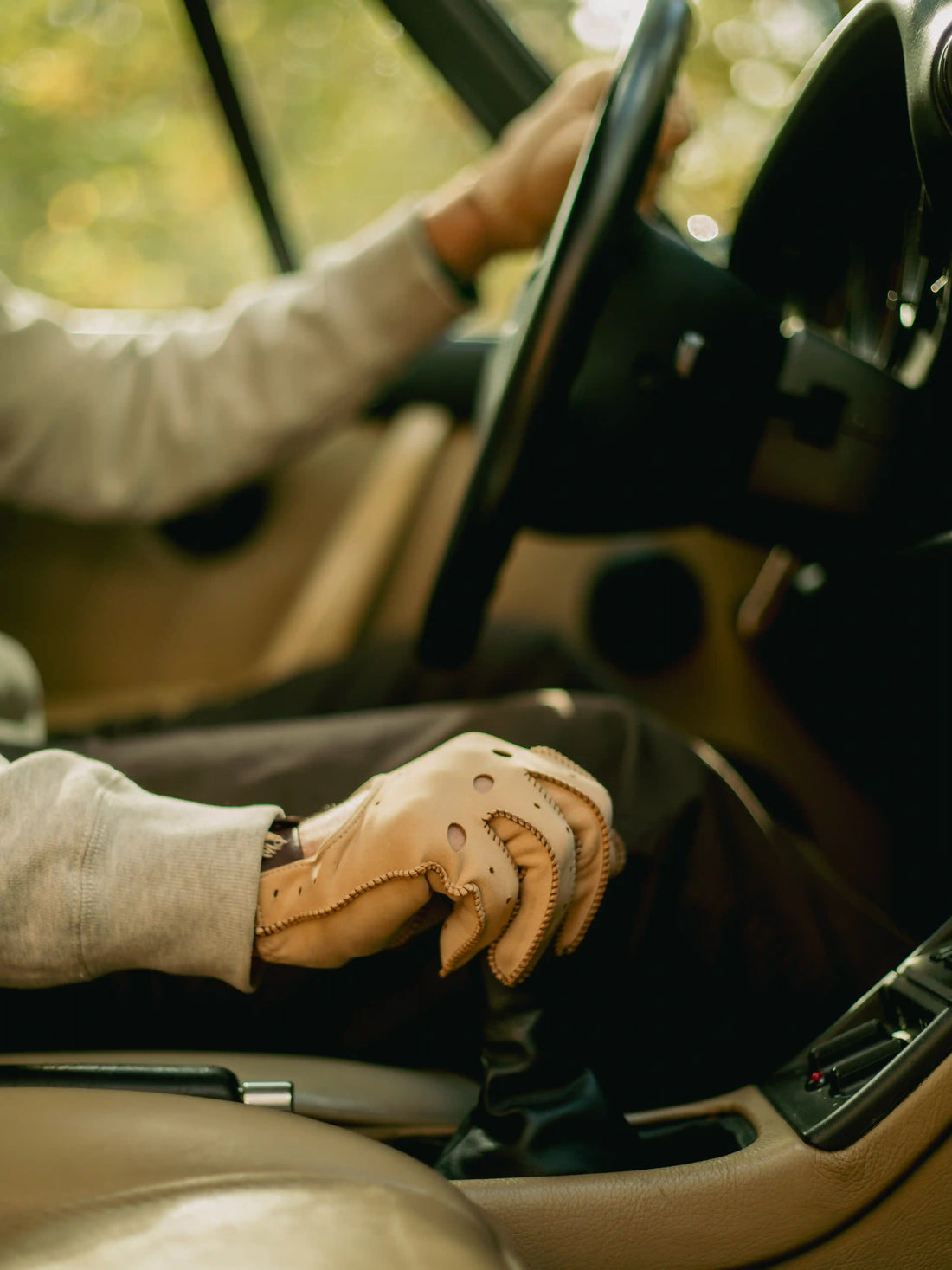 Suede Driving Gloves