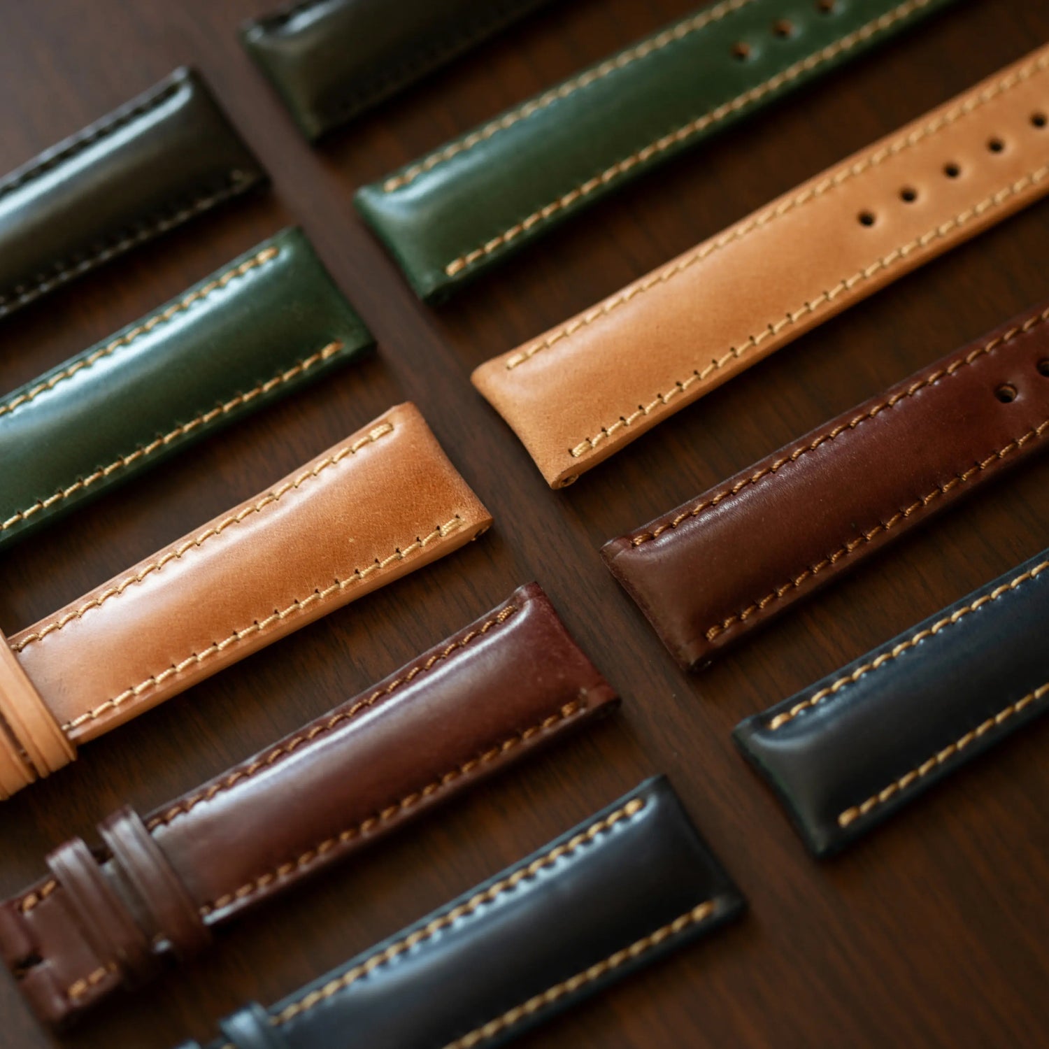 Leather and Cordovan Watch Straps