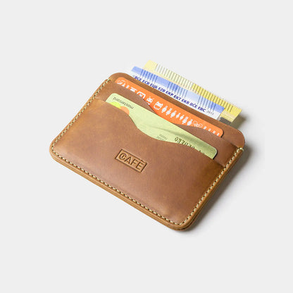Leather Card Holder Panama+ - Roasted