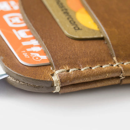 Leather Card Holder Panama+ - Roasted