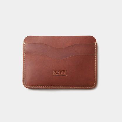 Leather Card Holder Panama+ - Roasted
