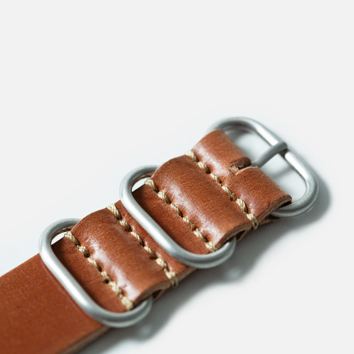 Cordovan NATO Strap in Roasted – Café Leather