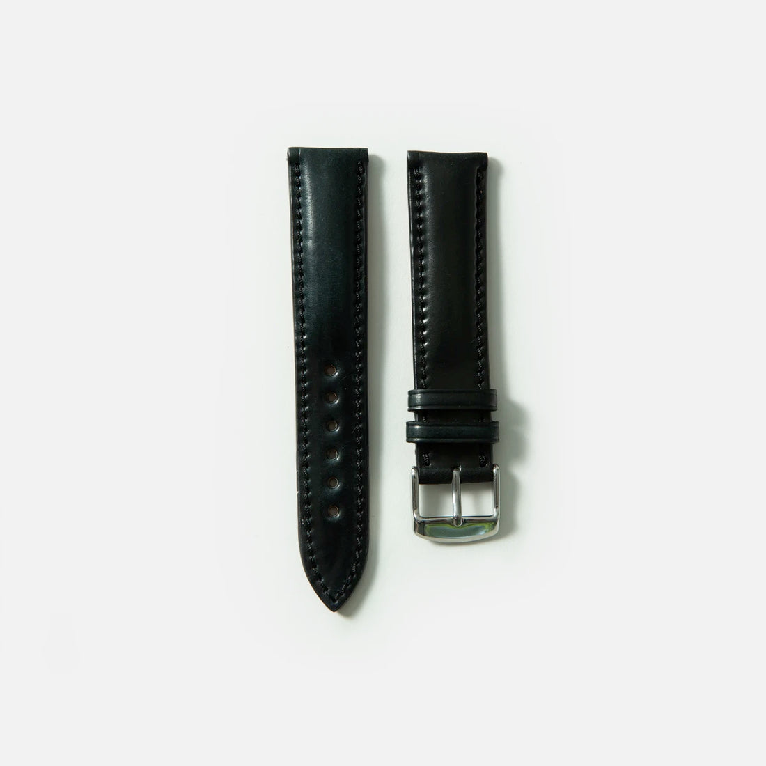 cordovan strap padded black front