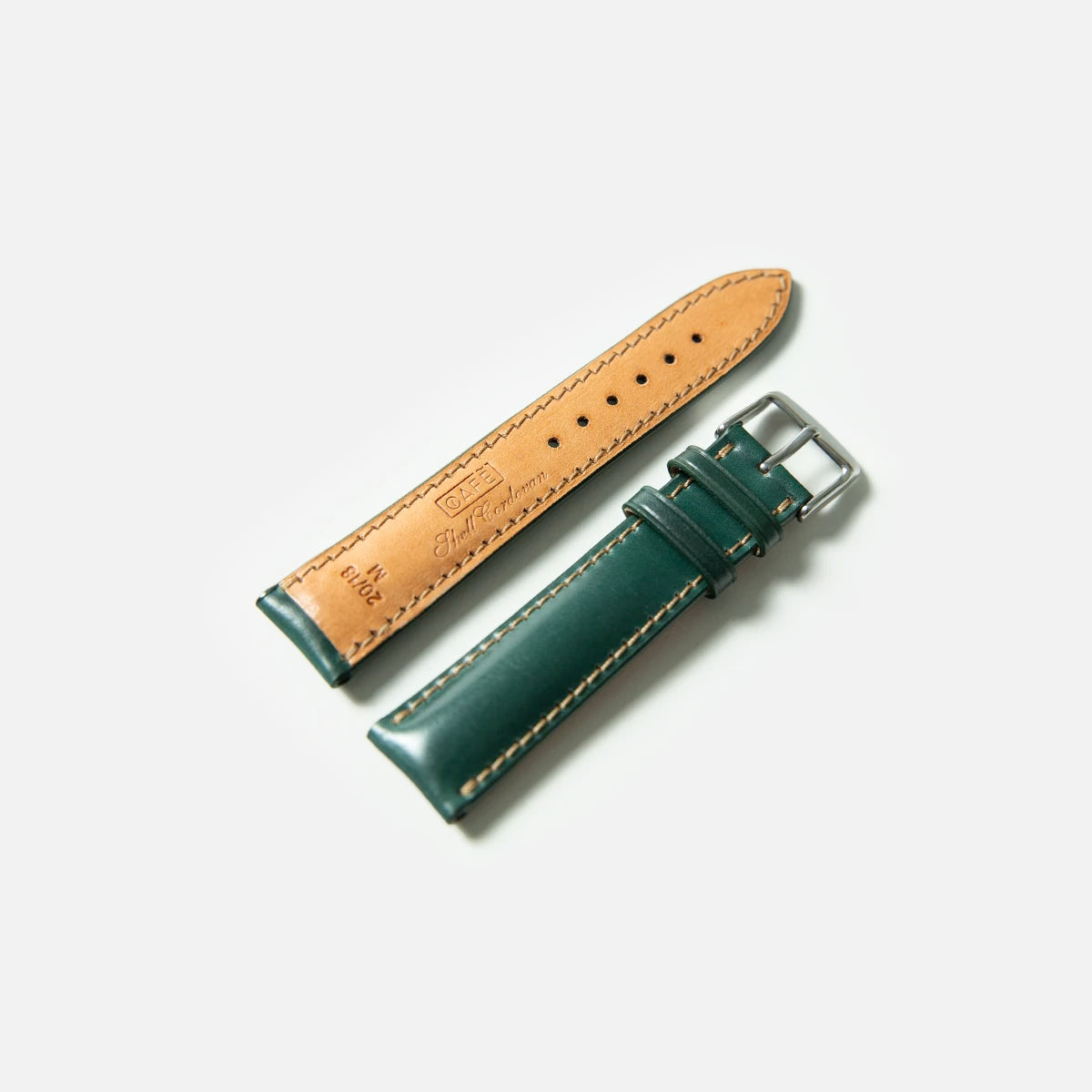 Cordovan Strap Padded in Forest