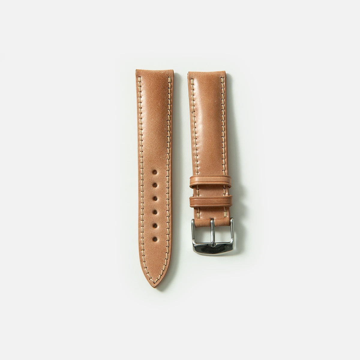Cordovan Strap Padded in Natural – Café Leather