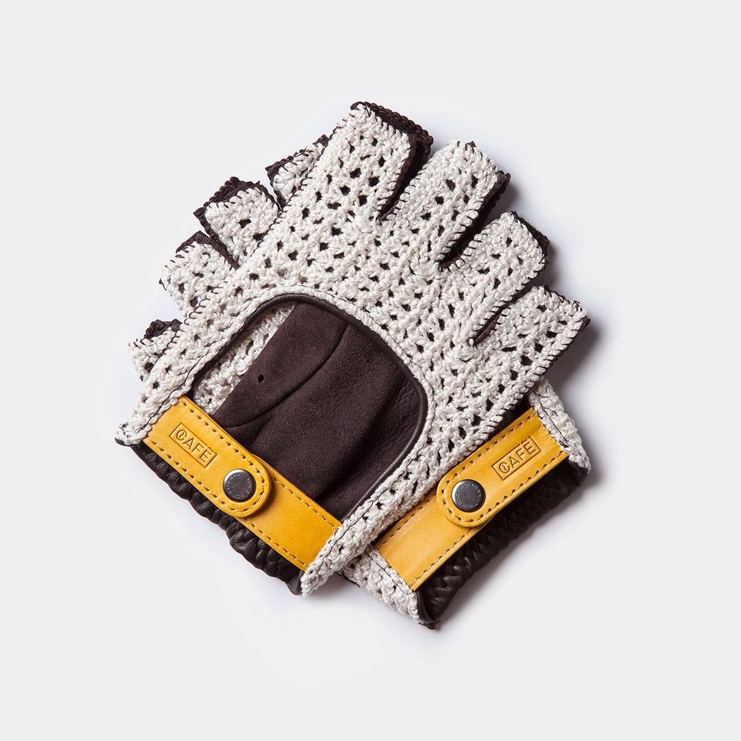 crochet driving gloves