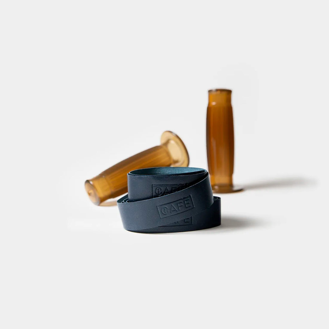 Motorcycle Leather Grips in Ocean