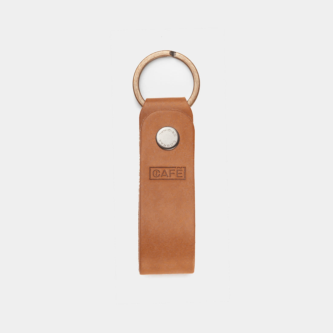 Leather Keychain - Roasted