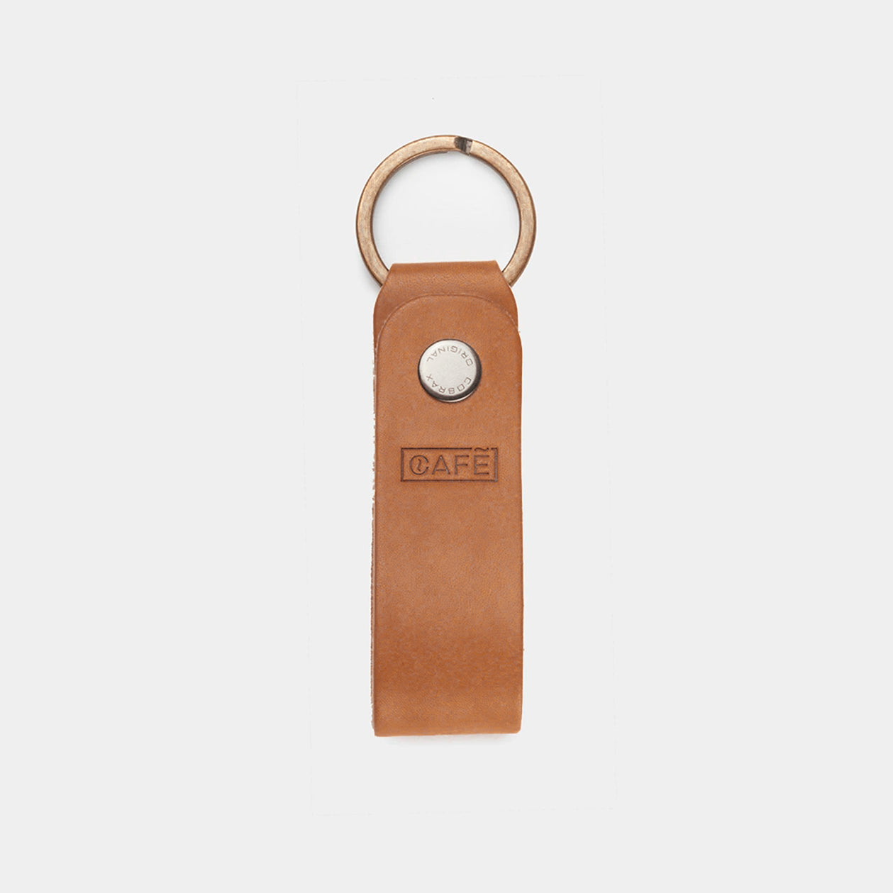 Leather Keychain - Roasted