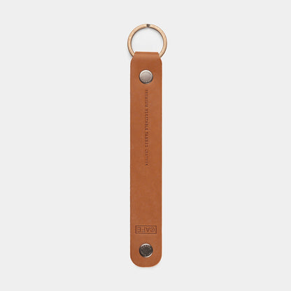 Leather Keychain - Roasted