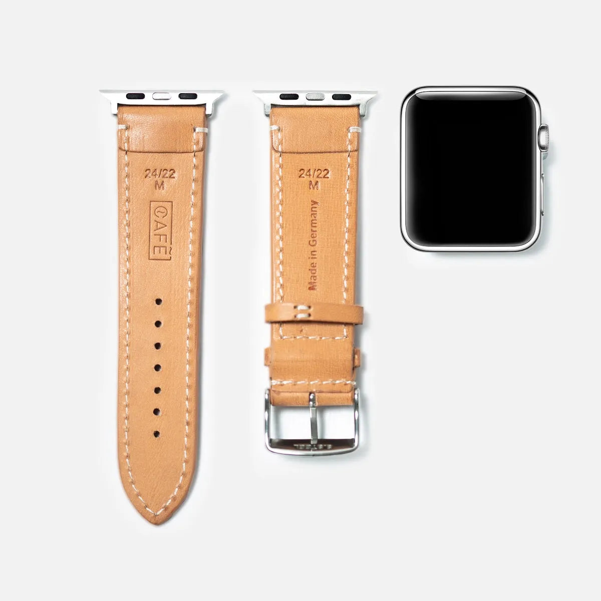 Leather iWatch Strap in Natural