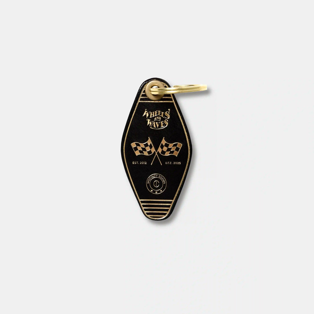 Motel Keychain Wheels & Waves x Café in Black