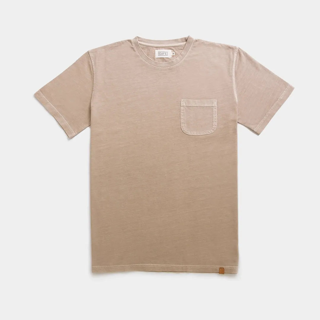 Organic Cotton Tee Light brown