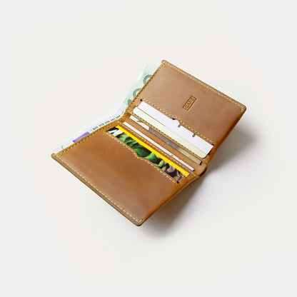 Slim Leather Wallet Costa Rica - Roasted