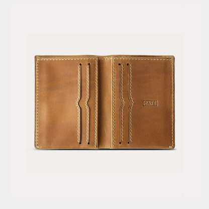 Slim Leather Wallet Costa Rica - Roasted