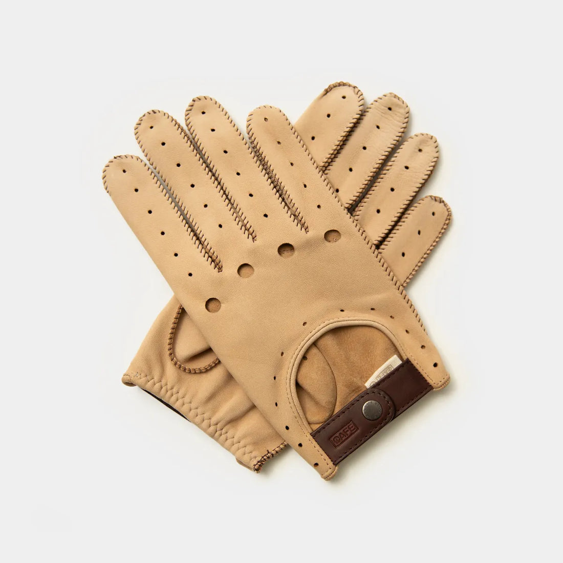 Driving Gloves in Suede Sand
