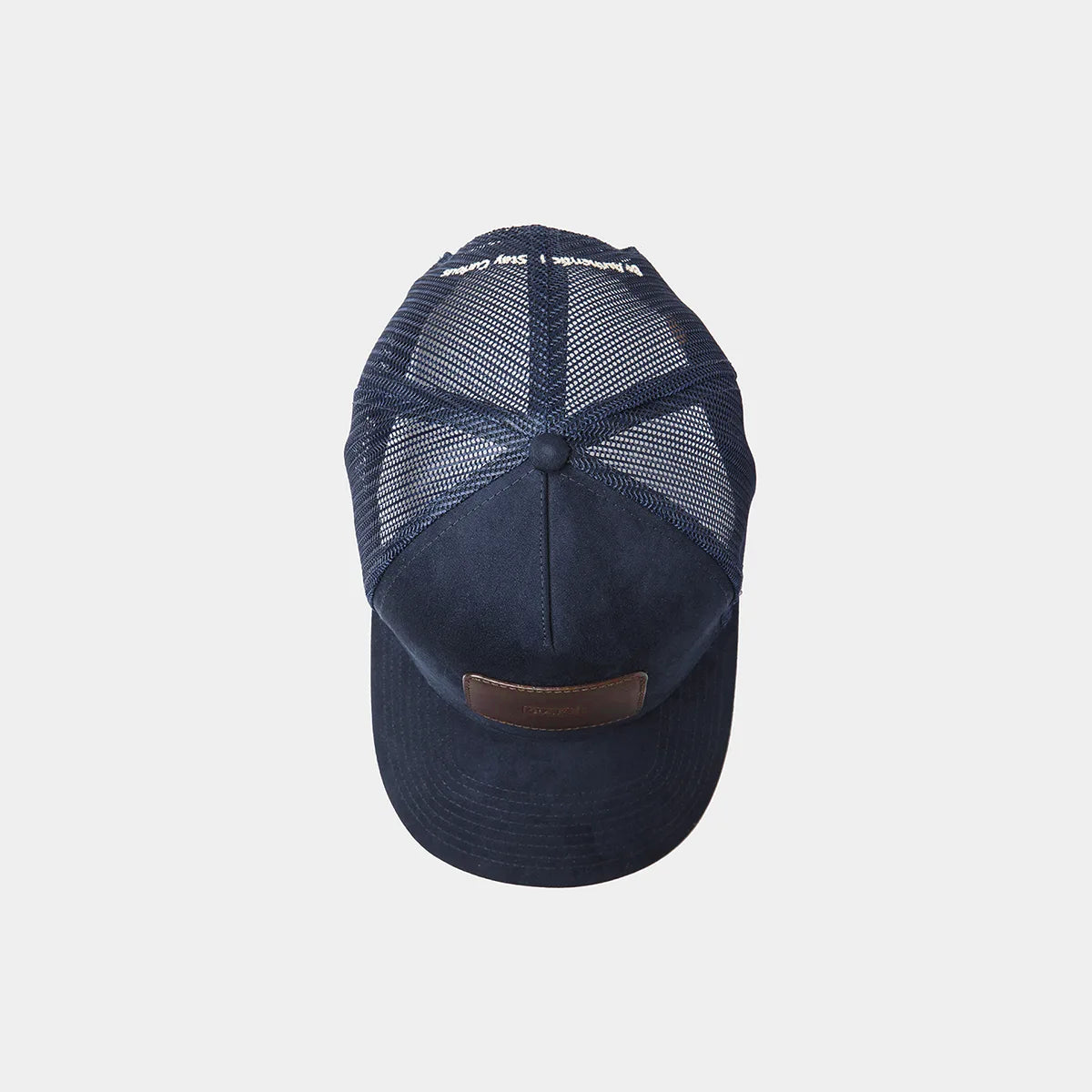 Gorra Suede Navy Black Coffee