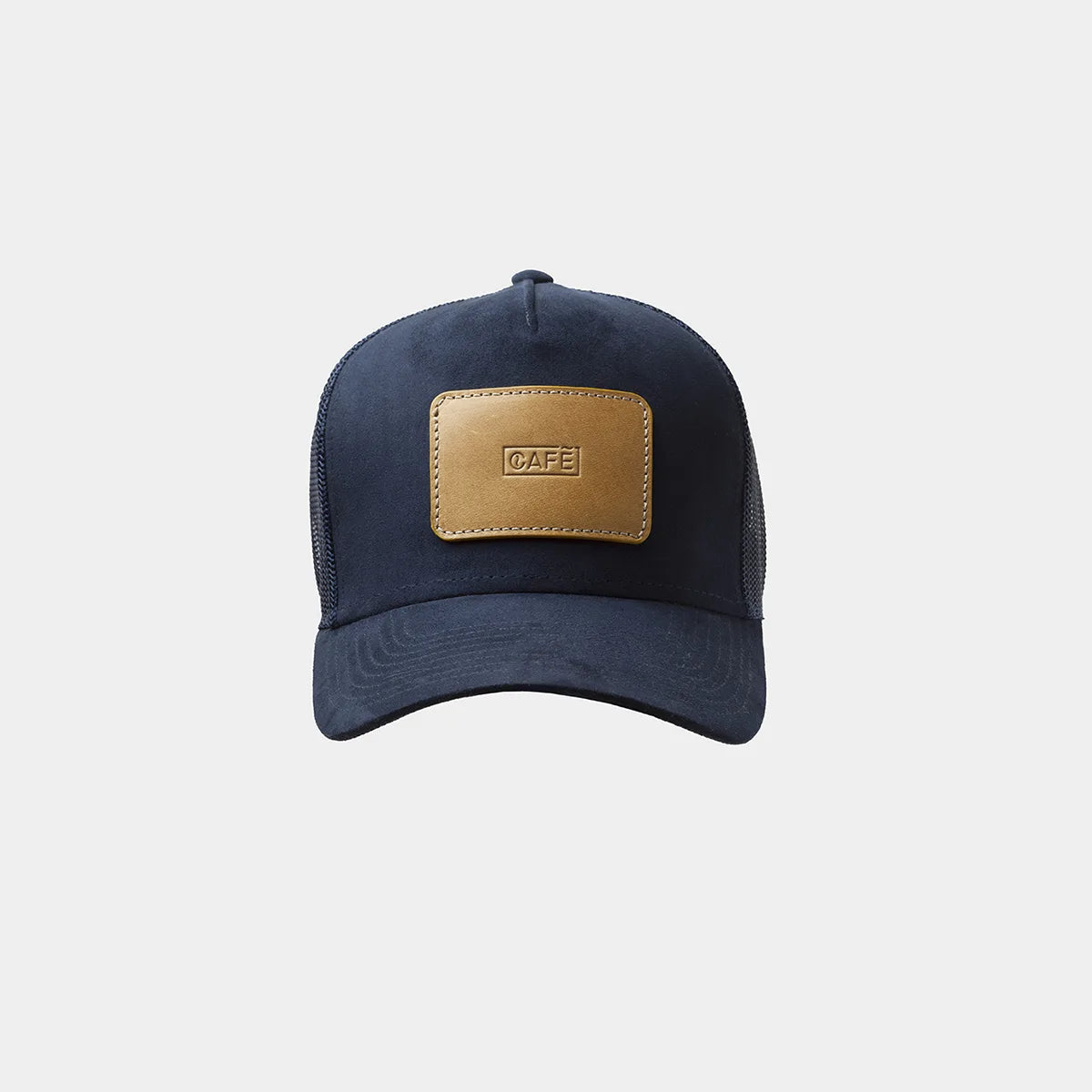 Gorra Suede Navy Spicy Mustard