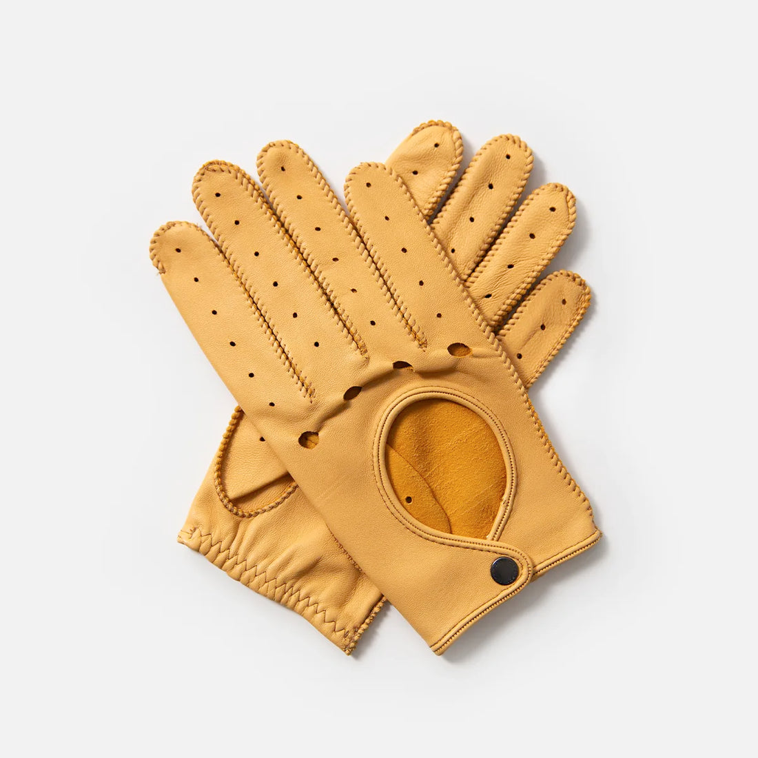 The Targa Driving Gloves in Cream