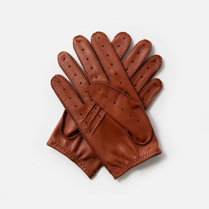 The Targa Driving Gloves in Roasted