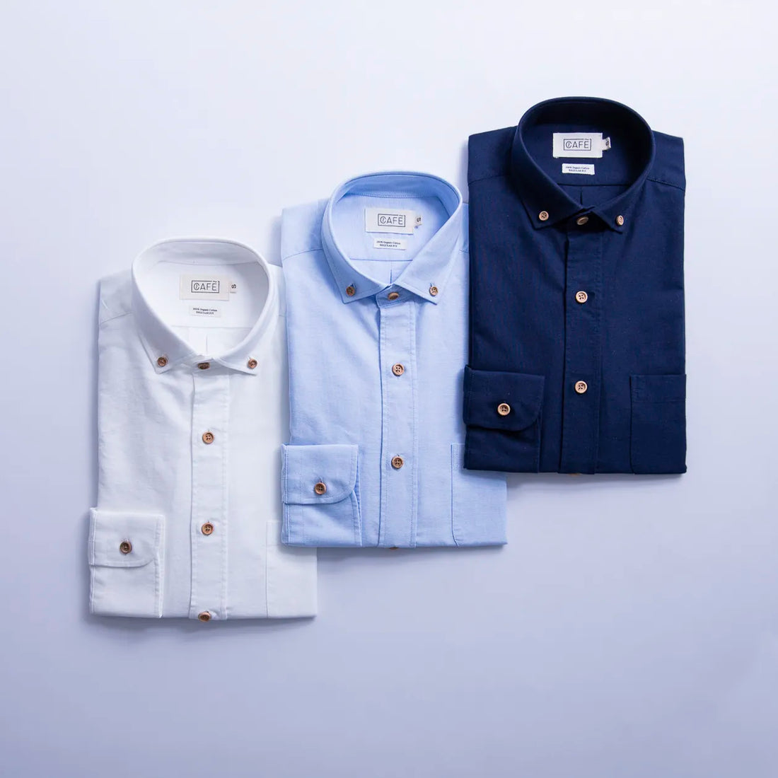 Pack 3x Camisa Oxford Button-Down