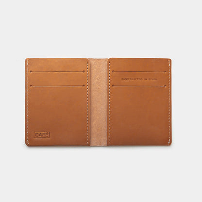 Ultra Slim Leather Wallet Jamaica - Roasted