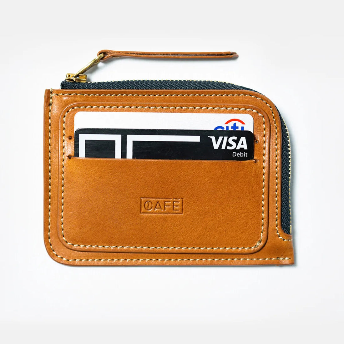 Leather Zip Wallet 