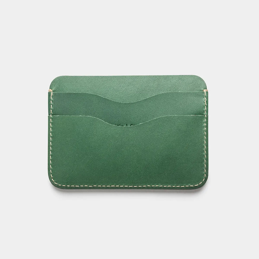 Leather Card Holder Panama+ - Greenery
