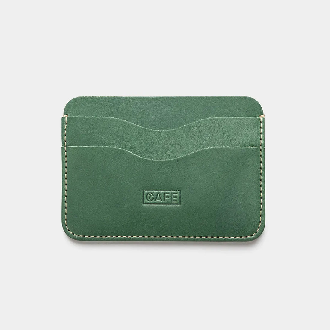 Leather Card Holder Panama+ - Greenery