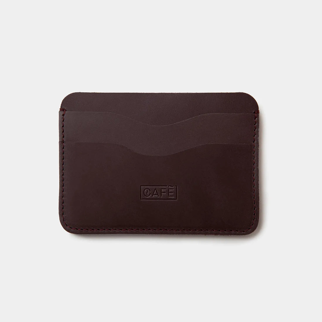 Leather Card Holder Panama+ - Black Coffee