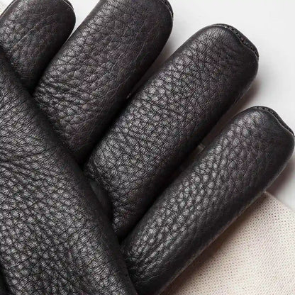 Deerskin Gloves in Black