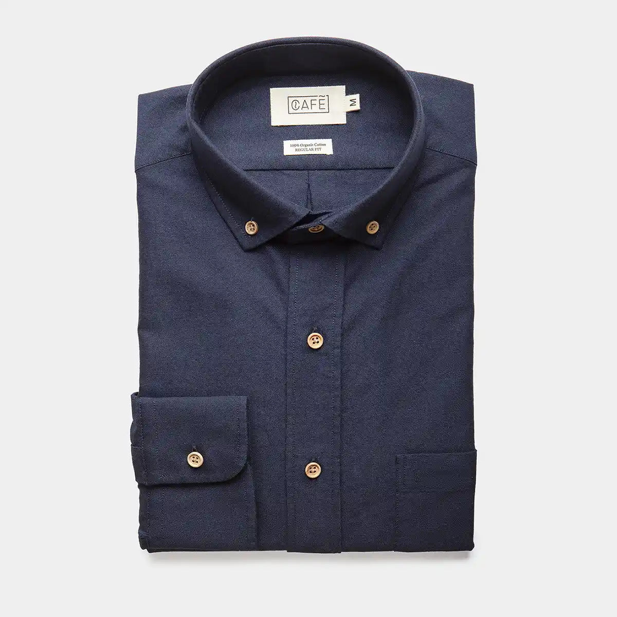 The Everyday Oxford Button-Down Shirt in Midnight Blue | Caf Leather The Everyday Oxford Button-Down Shirt in Midnight Blue | Caf Leather
