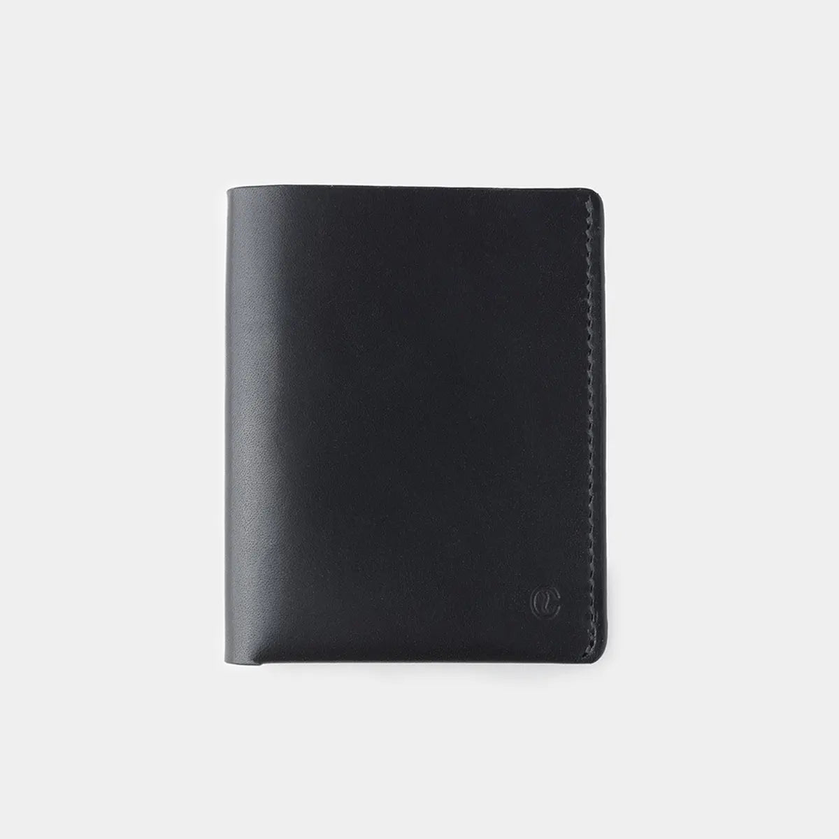 Ultra Slim Leather Wallet Jamaica -  Black