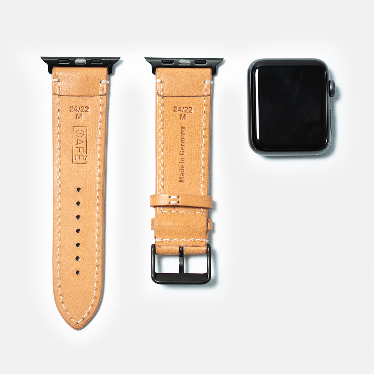 Leather iWatch Strap in Natural