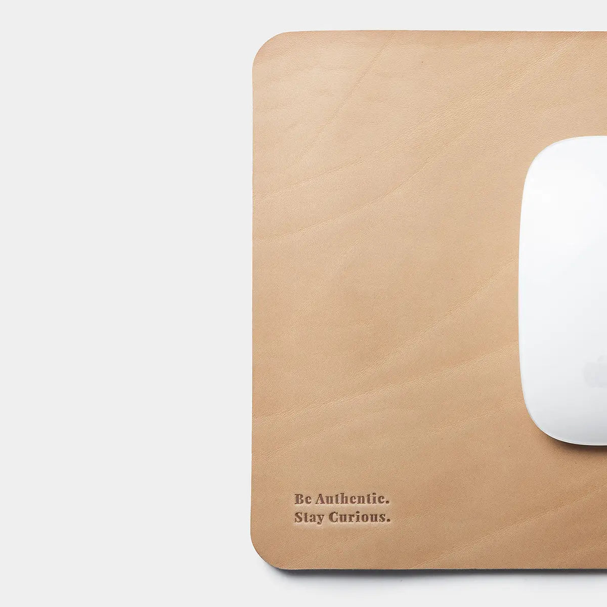 Leather Mouse Pad - Natural