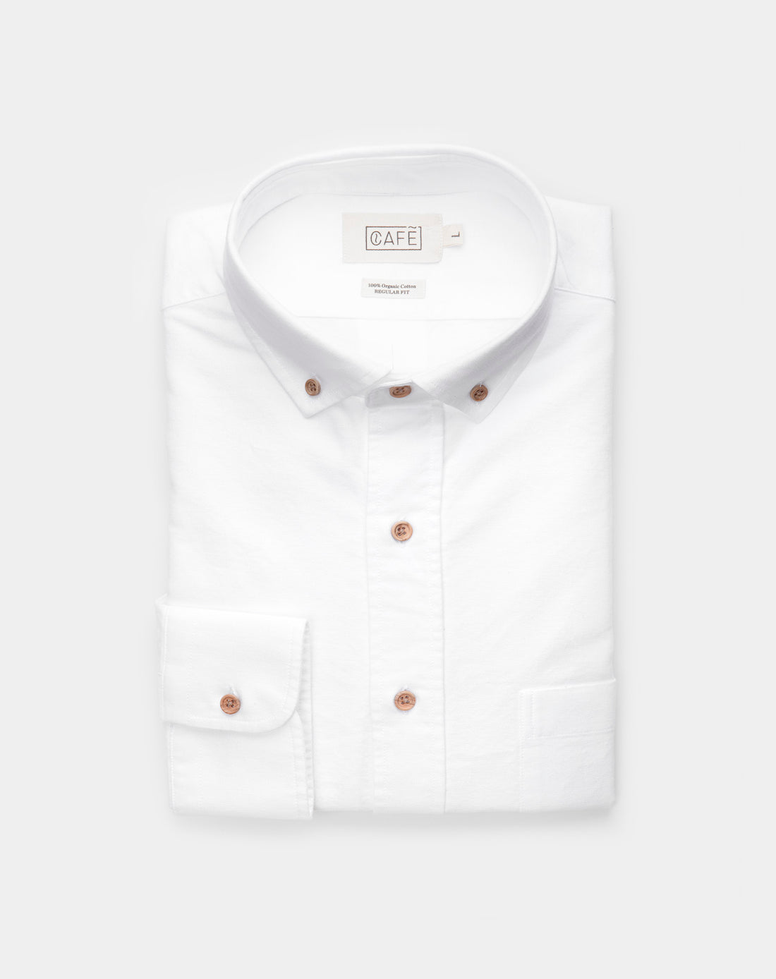 Camisa Oxford Button-Down White