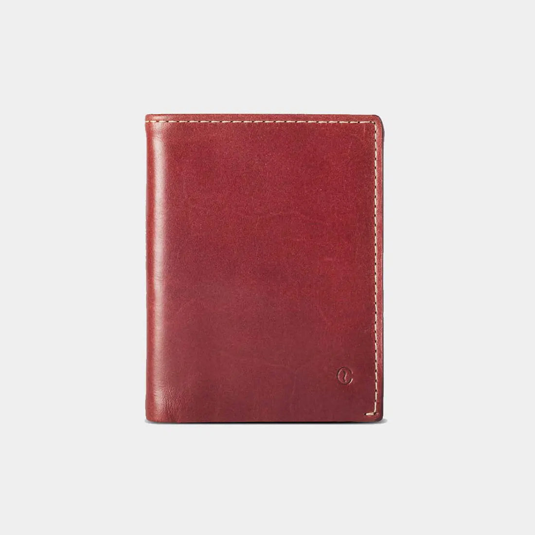 Slim Leather Wallet Costa Rica - Berry