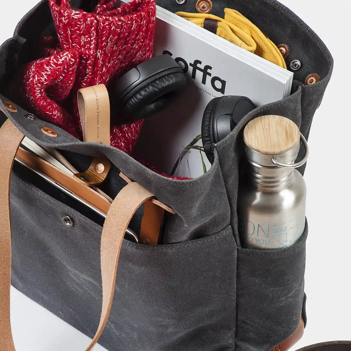 Tote Bag – Café Leather