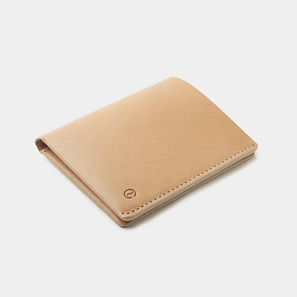 Ultra Slim Leather Wallet Jamaica - Natural