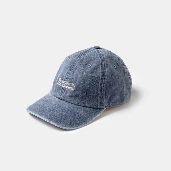 Washed Cotton Cap - Navy – Café Leather