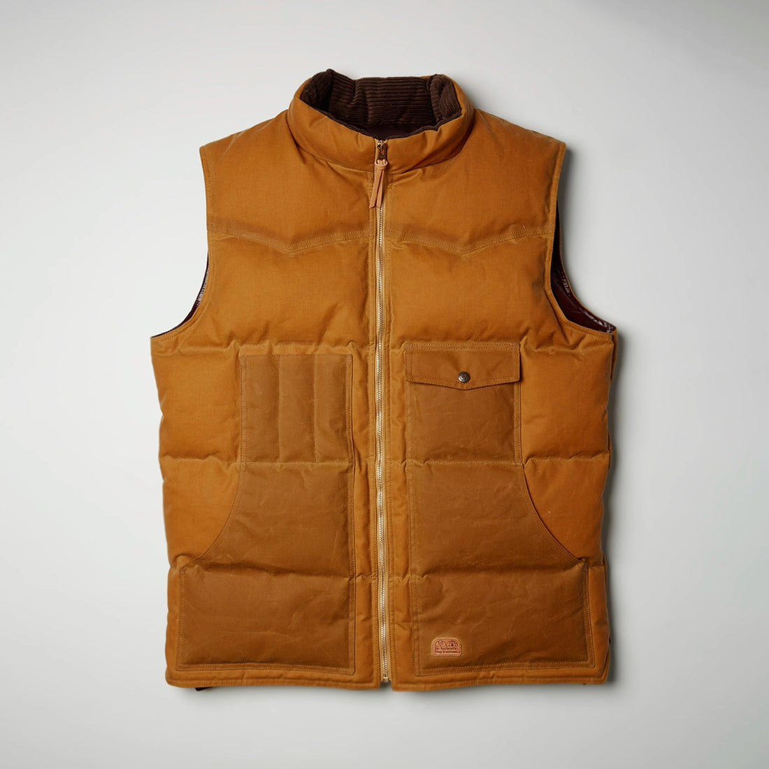 Vest Pedro Gómez x Café Waxed Canvas in Mustard