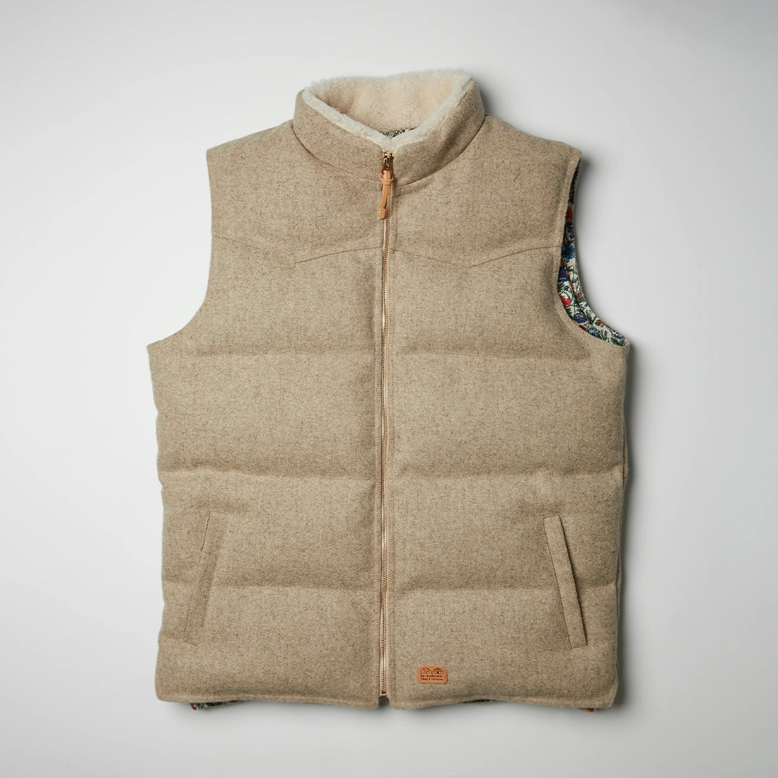 Vest Pedro Gómez x Café in Virgin Wool in Ecru