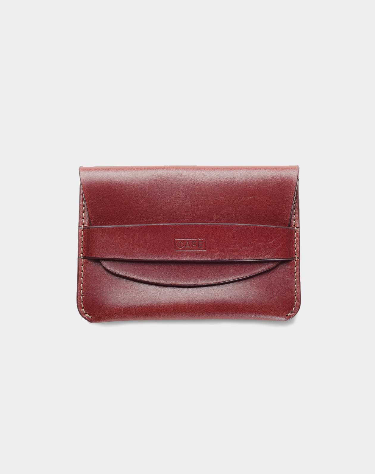 flap wallet red front